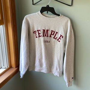 TEMPLE UNIVERSITY crew neck